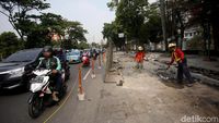 Selain Cikini, Ada Proyek Revitalisasi Trotoar di Salemba