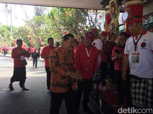 Hendropriyono hingga Menteri Yasonna Hadiri Kongres PDIP di Bali