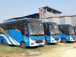 Belum Beroperasi, Bus BRT Calon Transpatriot Tunggu Izin Dishub Bekasi