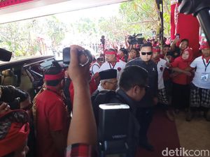 Maruf Amin, Airlangga hingga Surya Paloh Hadiri Kongres V PDIP