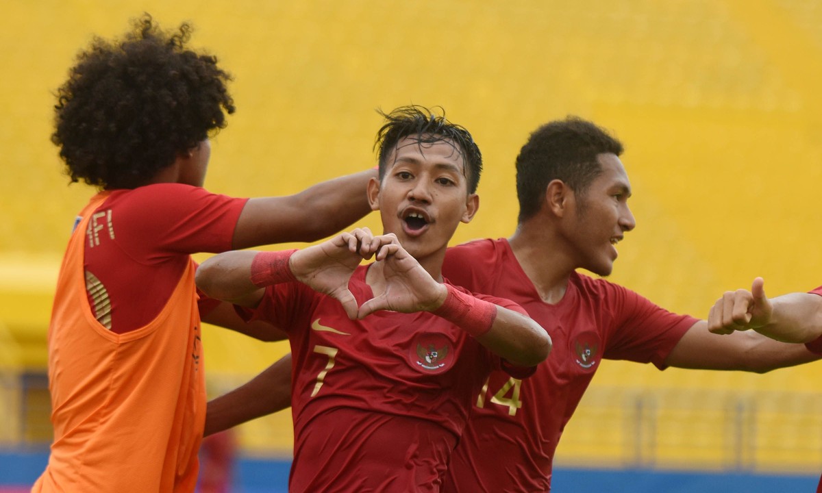Timnas Indonesia sedang menempa diri di Kualifikasi Piala Asia U-19 2020. (Foto: Yusran Uccang/Antara Foto)