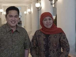 Survei Indikator Simulasi Cawapres di Jatim: Erick 17,2%-Khofifah 15,1%