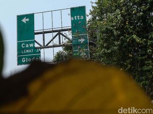 Waduh! Plang Penunjuk Jalan Bolong-bolong