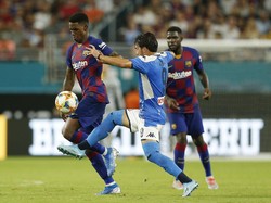Barcelona vs Napoli masih akan digelar sekali lagi di Amerika Serikat. Laga keduanya akan digelar di Michigan Stadium, 11 Agustus 2019. Michael Reaves/Getty Images.