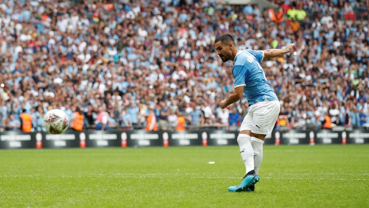Ilkay Guendogan memperpanjang kontraknya di Manchester City sampai 2023 (Foto: David Klein/Reuters)