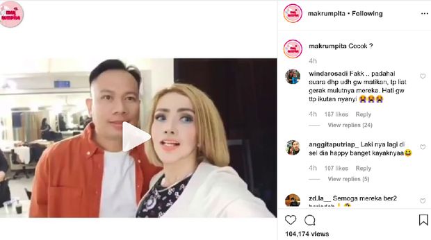 Barbie Kumalasari dan Vicky Prasetyo