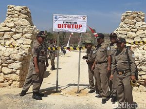 Tak Berizin, Wisata Gunung Mas di Lamongan Ditutup
