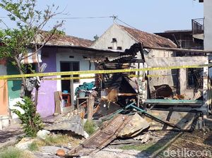 Kebakaran Rumah di Surabaya Tewaskan Seorang Kakek Sebatang Kara