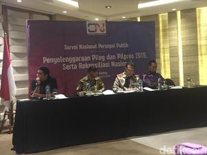 Survei Cyrus: 57,5% Publik Nilai Pertemuan Jokowi-Prabowo Demi Rekonsiliasi