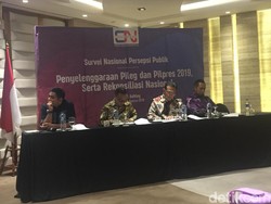 Survei Cyrus: 57,5% Publik Nilai Pertemuan Jokowi-Prabowo Demi Rekonsiliasi