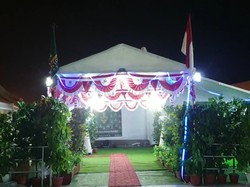 Tenda Hijau di Arafah yang Terik