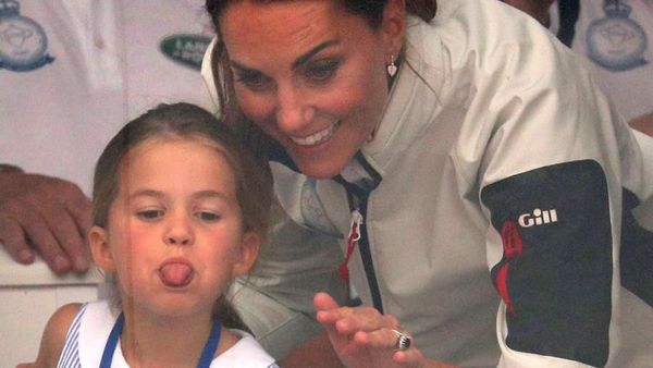 Gemes! Tingkah Jahil Putri Charlotte Bikin Kaget Kate Middleton
