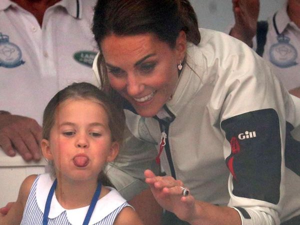 Gemes! Tingkah Jahil Putri Charlotte Bikin Kaget Kate Middleton