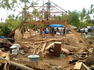 Puting Beliung Landa Aceh Utara, Ada Rumah Ambruk