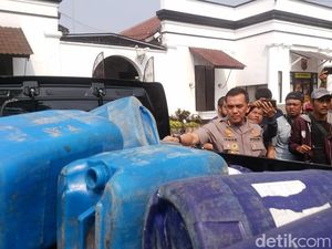 Jelang Idul Adha, Polisi Amankan Pikap Bawa 1.020 L Tuak di Bandung