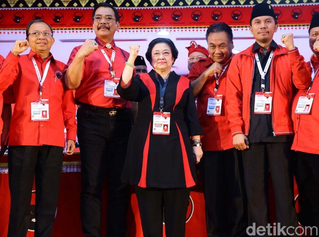 Megawati Lantik Struktur DPP PDIP 2019-2024