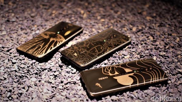 Keren! Oppo Reno 10x Zoom Berukir Karya Seniman Indonesia