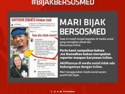 Dikaitkan Akun Joe Ramadhan, tvOne Beri Penjelasan