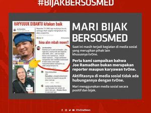 Dikaitkan Akun Joe Ramadhan, tvOne Beri Penjelasan Dikaitkan Akun Joe Ramadhan, tvOne Beri Penjelasan