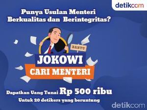 Yuk Bantu Jokowi Cari Menteri Bareng detikcom, Isi Surveinya!