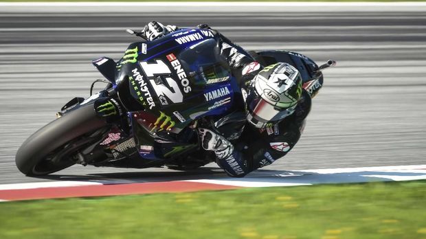 Maverick Vinales impresif di menit-menit akhir FP2 MotoGP Inggris.