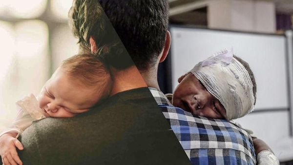 Perbandingan Dua Foto Kehidupan yang Menyayat Hati