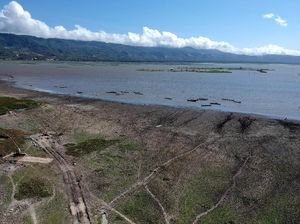 Potret Danau Limboto di Gorontalo yang Mulai Mengering