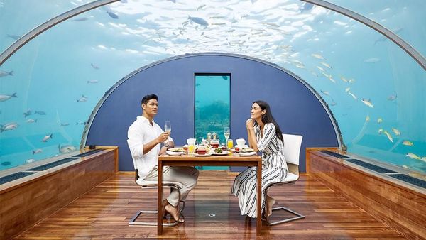 Foto: Beginilah Restoran Bawah Laut di Maldives