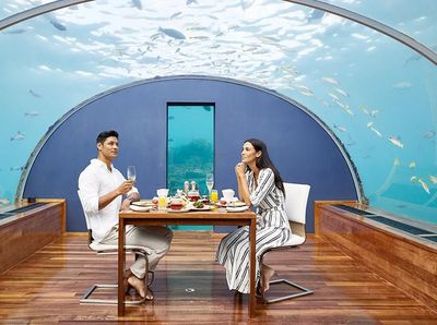 Foto: Beginilah Restoran Bawah Laut di Maldives