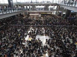 AS Minta Semua Pihak Tahan Diri dari Kekerasan Soal Aksi di Bandara Hong Kong