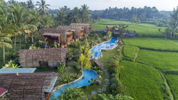 Hotel Rasa Vila di Tengah Persawahan Ubud