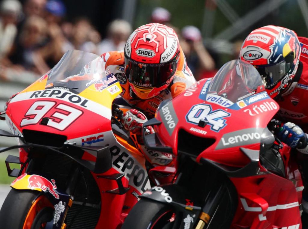 Dovizioso: Pikirkan Cara Kalahkan Marquez Memang Rumit Dovizioso: Pikirkan Cara Kalahkan Marquez Memang Rumit