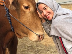 Serunya Momen Potong Hewan Kurban hingga Pose Para Seleb Saat Idul Adha