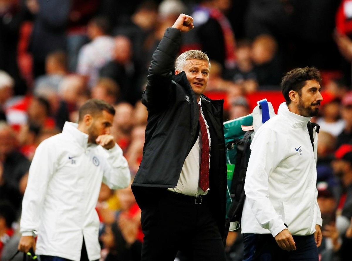 Manajer Manchester United, Ole Gunnar Solskjaer, tak mau tim asuhannya berpuas diri. (Foto: Jason Cairnduff/Action Images via Reuters)
