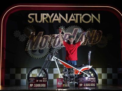 Motor Bercorak Harimau Jawara Modifikasi Palembang