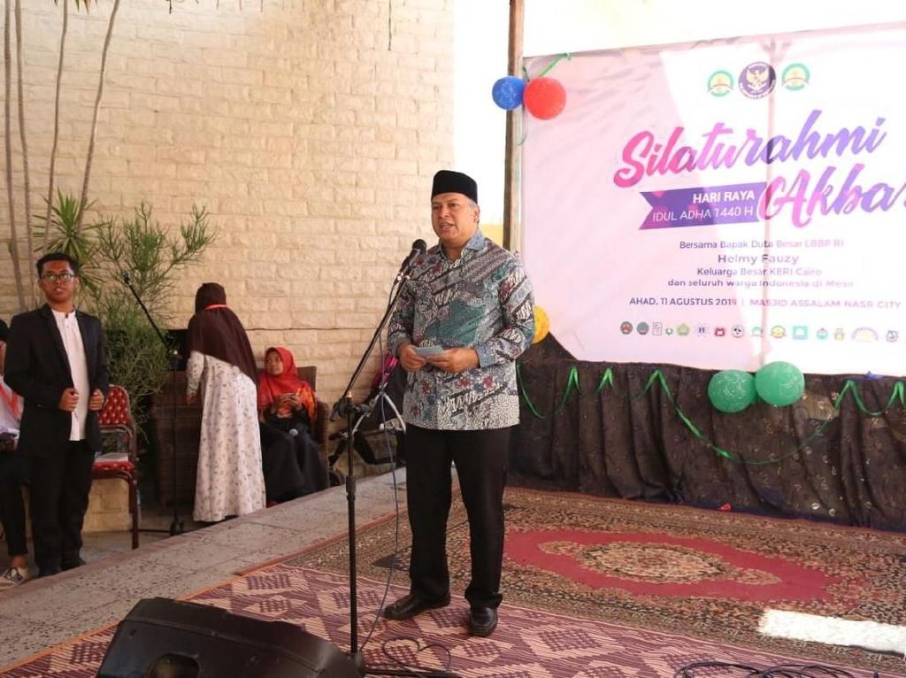 Rayakan Idul Adha, KBRI Kairo Gelar Silahturahmi Akbar dengan WNI Rayakan Idul Adha, KBRI Kairo Gelar Silahturahmi Akbar dengan WNI