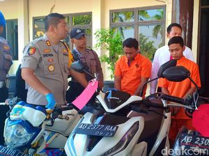 3 Pelaku Curanmor Diringkus, 2 Ditembak Kaki