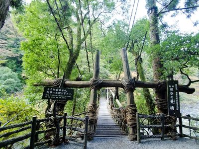 Foto: Jembatan Tradisional Unik dari Jepang
