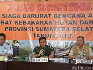 583 Hektare Lahan di Sumsel Terbakar