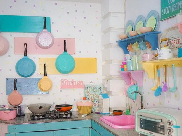  Serba  Pink Cantik Ini Dapur Tasyi Athasia