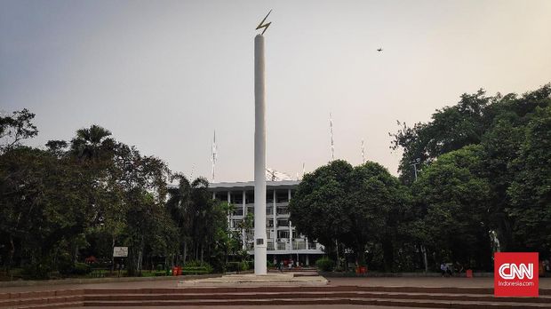 Kesepian di Tugu Proklamasi Saat HUT ke-74 RI