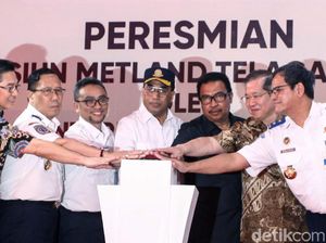 Menhub Resmikan Stasiun KA Telaga Murni di Bekasi