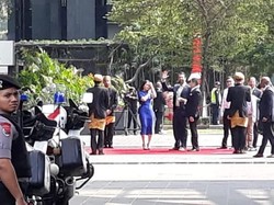 Datang ke Jakarta, Donald Trump Jr Melenggang di Karpet Merah