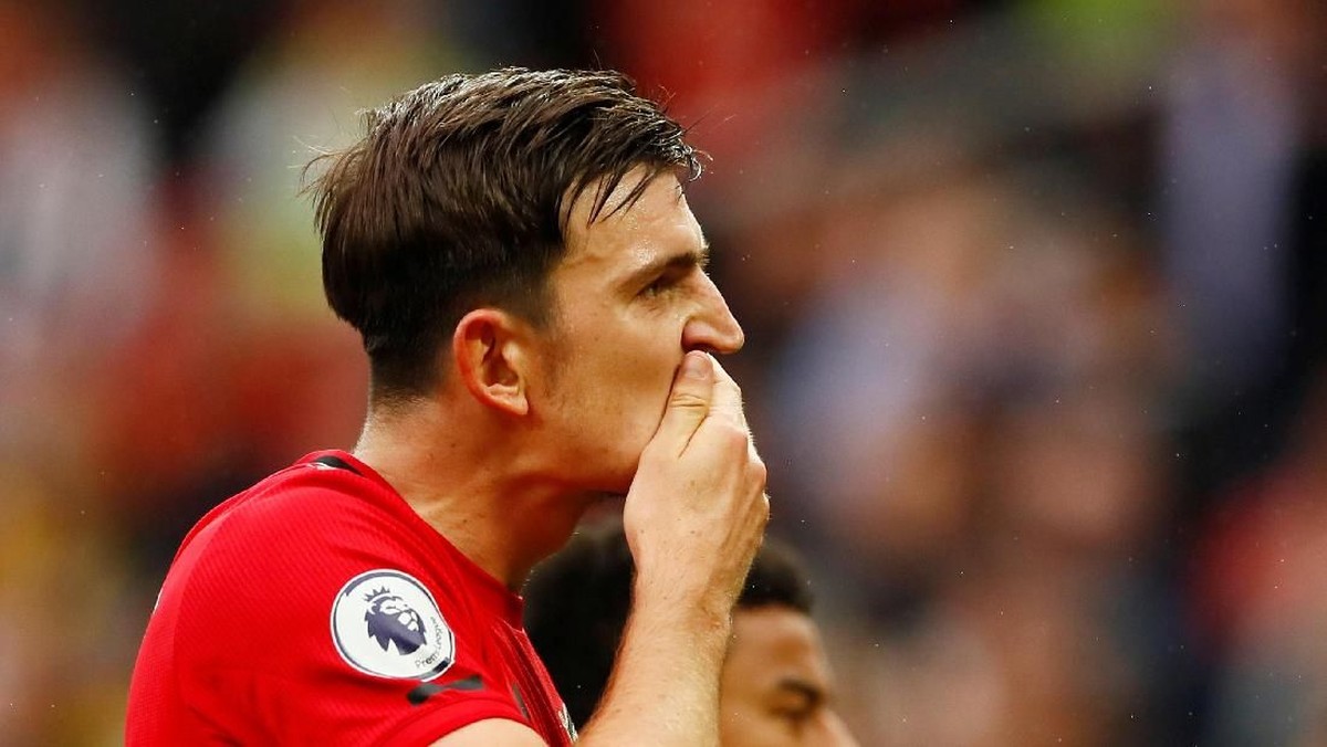 Harry Maguire dianggap punya kualitas setara Virgil van Dijk (Jason Cairnduff/Reuters)