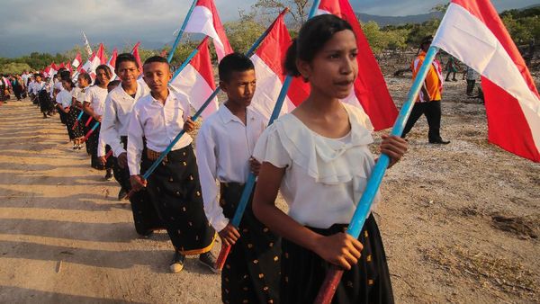 Potret Parade Kebangsaan Sambut HUT RI di NTT