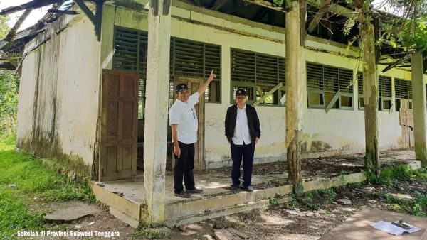 Penampakan Sekolah Rusak yang Bakal Dipugar Jokowi