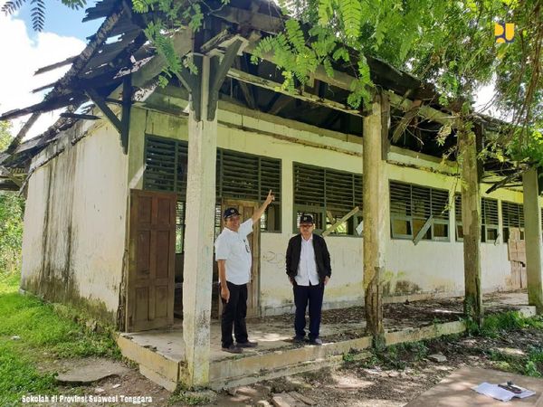 Penampakan Sekolah Rusak yang Bakal Dipugar Jokowi