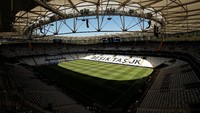 Stadion ini akan menjadi saksi keperkasaan dua klub asal Inggris tersebut. Seperti diketahui, ini adalah pertama kalinya dua tim Inggris akan memperebutkan trofi Piala Super Eropa. Reuters/John Sibley.
