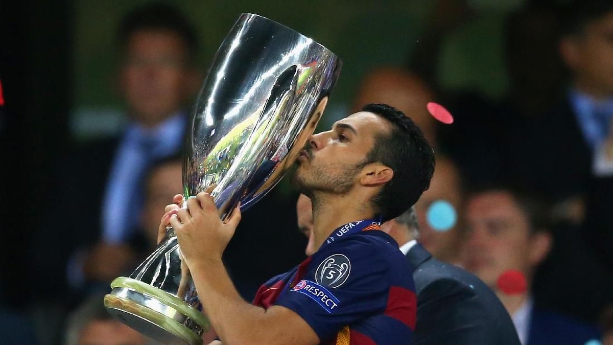 Pedro Rodriguez menanti trofi Piala Super Eropa keempatnya (Chris Brunskill/Getty Images)