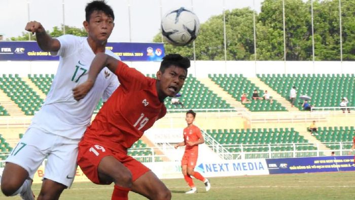 Indonesia ditahan Myanmar 1-1 di laga terakhir Grup A Piala AFF U-18. (Foto: Dok. Tim Media PSSI) Indonesia ditahan Myanmar 1-1 di laga terakhir Grup A Piala AFF U-18. (Foto: Dok. Tim Media PSSI)